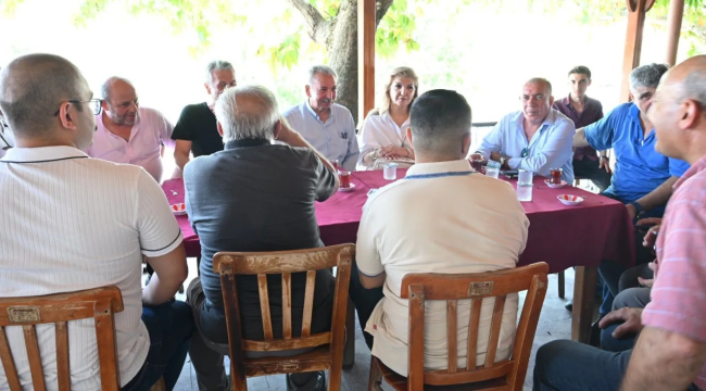 Gökköy mahallesinde düzenlenen yağmur duasına başkan Nurlu'da katıldı