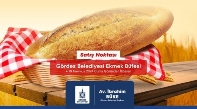 Gördes'de belediye halk ekmek fiyatını 5 TLindirdi