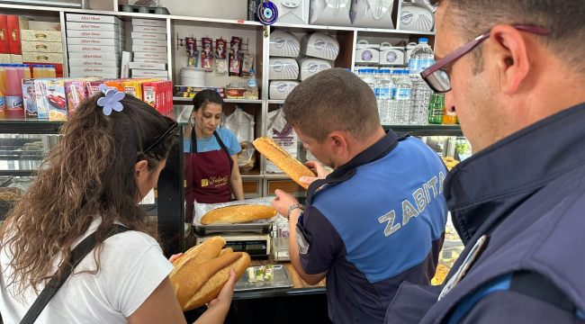 Gördes'de fırınlarınlarda gramaj, hijyen, fiyat ve tarife denetimi