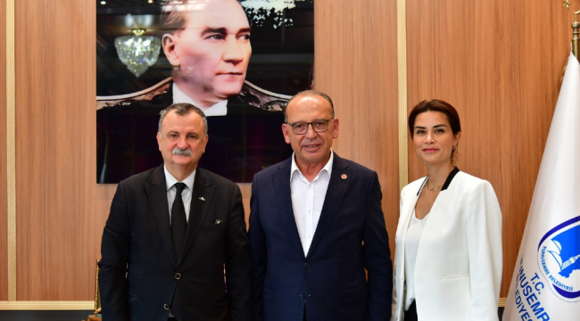 İki başkan ilçeleri arasında hizmet köprüsü kurdu