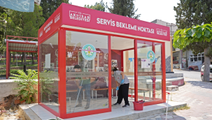Kapalı servis bekleme durakları temizlendi
