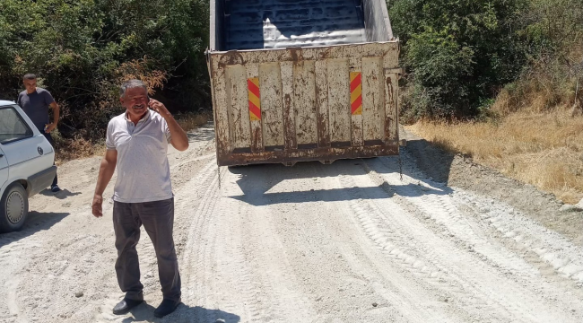 Kırkağaç'ta ova yollarında bakım onarım tamamlandı