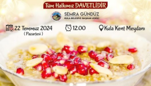 Kula belediyesinden vatandaşa aşure daveti