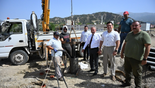 MASKİ Salihli'ye 108 tonluk yeni içme suyu kuyusu açtı