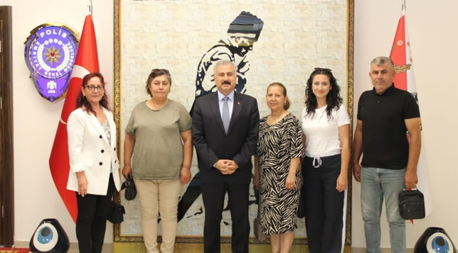 Muhtarlar müdür Aktaş'ı ziyaret etti