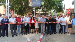 Park ve muhtarlık binası açıldı