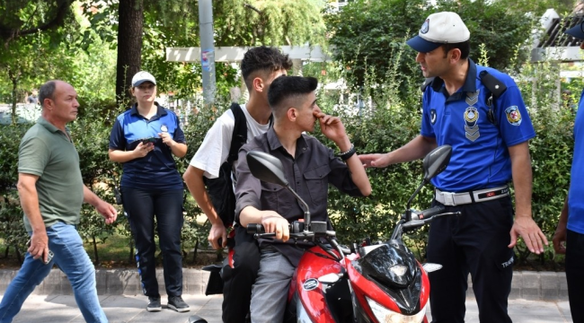 Parklarda yayaların ve çoçukların can güvenliği sağlayan denetim