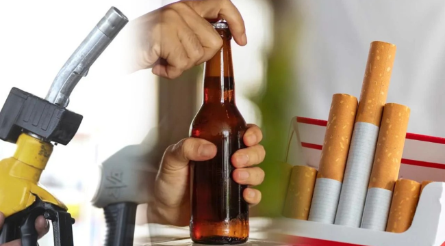 Sigara,içki ve akaryakıta büyük zam geldi