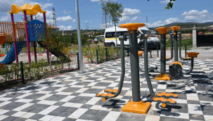 Belediye çalışıyor Soma'da yeni parklar ve oyun alanlarına kavuşuyor 