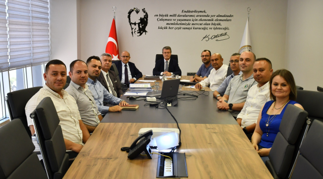 SOSB yönetimi temmuz ayı ikinci toplantısını yaptı