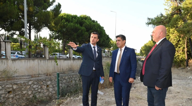 Temizlenen dereleri gezen başkan Zeyrek'dinlenme alanları oluşturulacak'