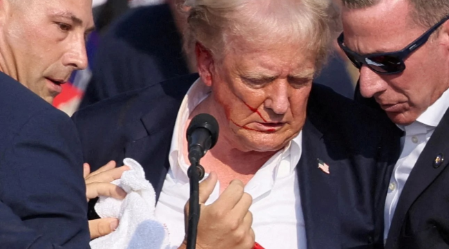 Trump'a miting sırasında suikast girişimi