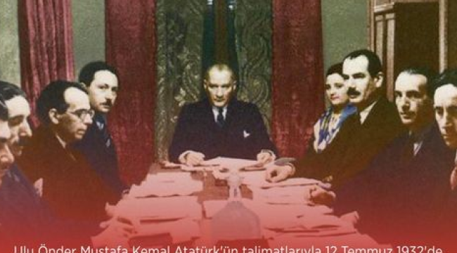 Türk dil kurumu 92 yaşında