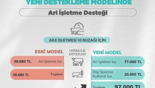 Üretimin bereketi yeni destekleme mıodeli oranları belli oldu