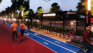 Akhisar'da çalıma hızlandı eski tren yolu böyle olacak