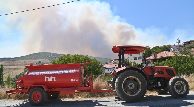 Alevlerin içerisinde kahramanca mücadele