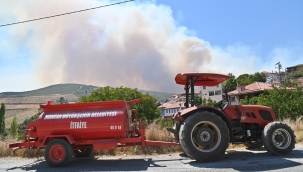 Alevlerin içerisinde kahramanca mücadele