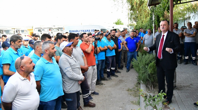 Başkan Balaban'dan işçileri sevindiren promosyon müjdesi