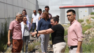 Başkan Gündüz emir kaplıcaları bölgelerinde incelemelerde bulundu.