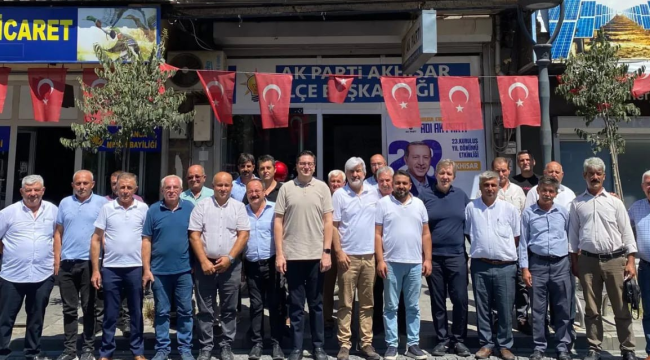 Başkan Hızlı Akhisar'da muhtarlar toplantısına katıldı