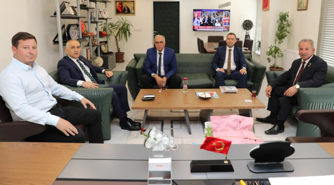 Başkan Nurlu müdür Öztürk'ü ziyaret etti