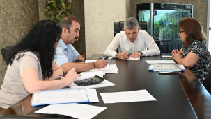 Başkan Okur bütçe değrelendirme toplantısına katıldı
