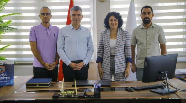 Başkan Okur Kınık belediye başkanı Bodur'u ziyaret etti