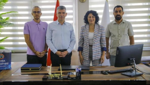 Başkan Okur Kınık belediye başkanı Bodur'u ziyaret etti