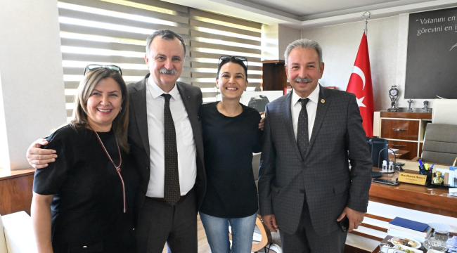 Başkanlar Salihli'de buluştu