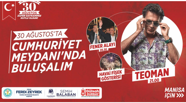 Başkanlardan Teoman konserine çağrı
