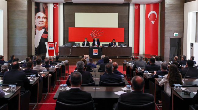CHP il başkanları toplantısı Ankara'da yapıldı