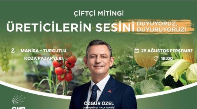 Çiftçiler traktörleri Turgutlu mitinğinde buluşmak için sürecek