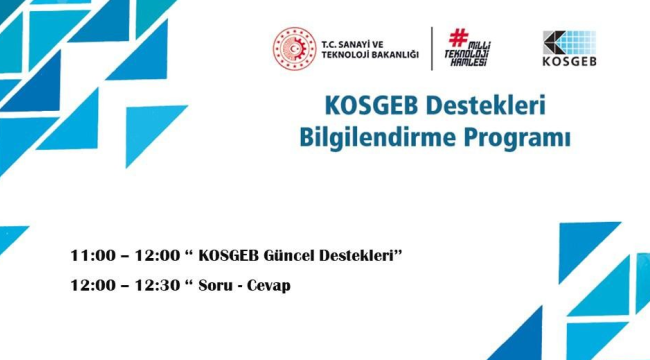 Demirci'de KOSGEB toplantısı