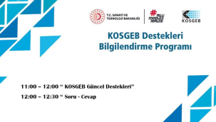 Demirci'de KOSGEB toplantısı