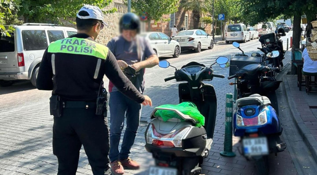 Denetimlerde 53 motorsiklet trafikten men edildi