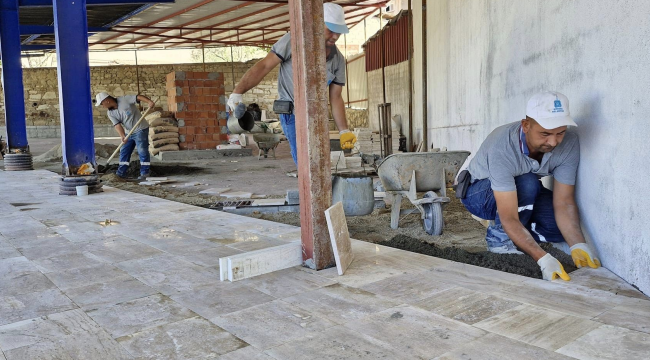 Gördes peynir pazarında çalışmalar hızlandı