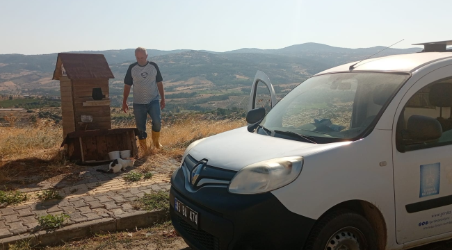 Gördes'te kedi evleri kullanılır hale getirildi