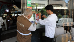 İşletmelerin görünür noktalarına karekod görselleri asıldı