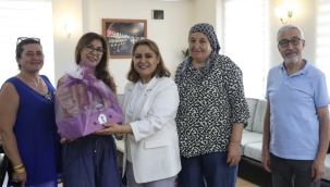 Kadın kooparatifi yöneticileri Gündüz'ü ziyaret etti