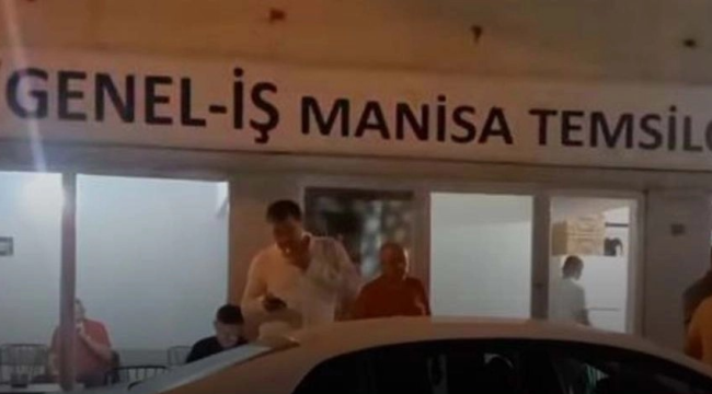 Manisa'da sendika lokaline baskın!