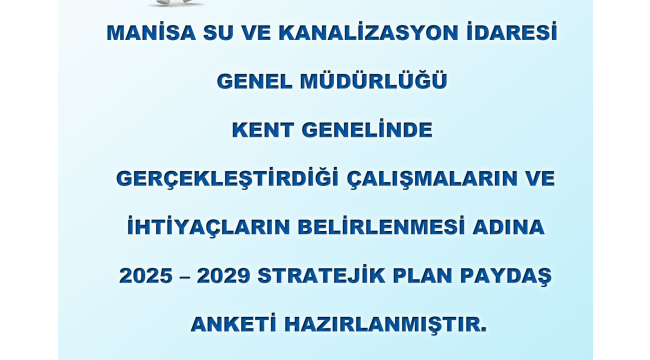 MASKİ 18 maddelik anket düzenledi