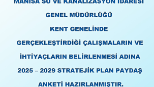 MASKİ 18 maddelik anket düzenledi