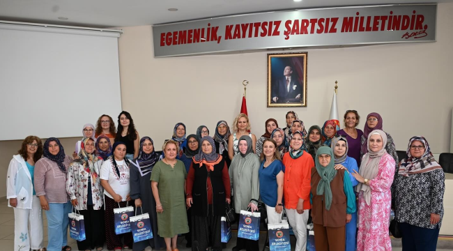 Muhtar eşleriyle sosyal dayanışma toplantısı