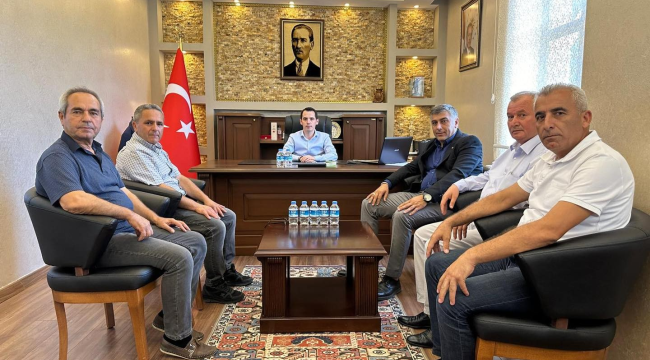 Oda başkanları kaymakamı ziyaret etti