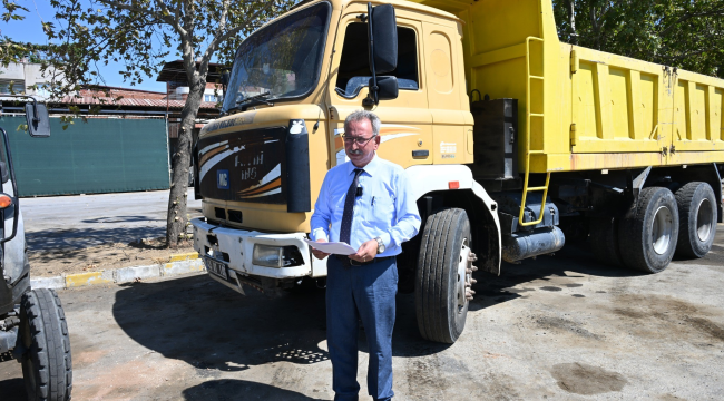 Salihli belediyesi kayıp kamyonuna 120 gün sonra kavuştu
