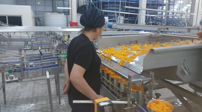 Salihli OSB'de iki gıda fabrikası üretime beşledı