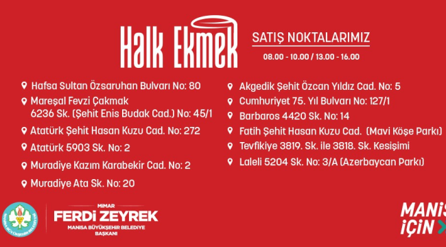 Sıcak, taze ve sağlıklı, 5 liralık ekmek 12 noktada satışa sunuldu