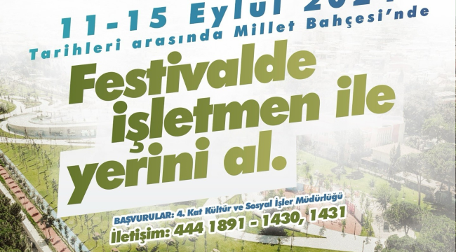 Soma millet bahçesinde festival çoşkusu başlıyor