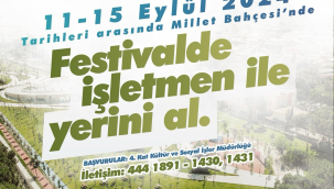 Soma millet bahçesinde festival çoşkusu başlıyor