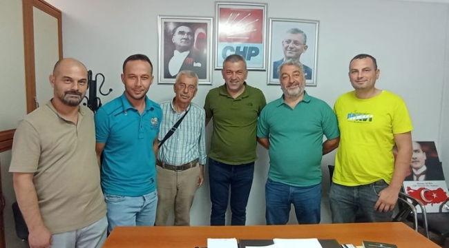 Turgutlu çevre derneğiden CHP ilçe yönetimine çevre sunumu